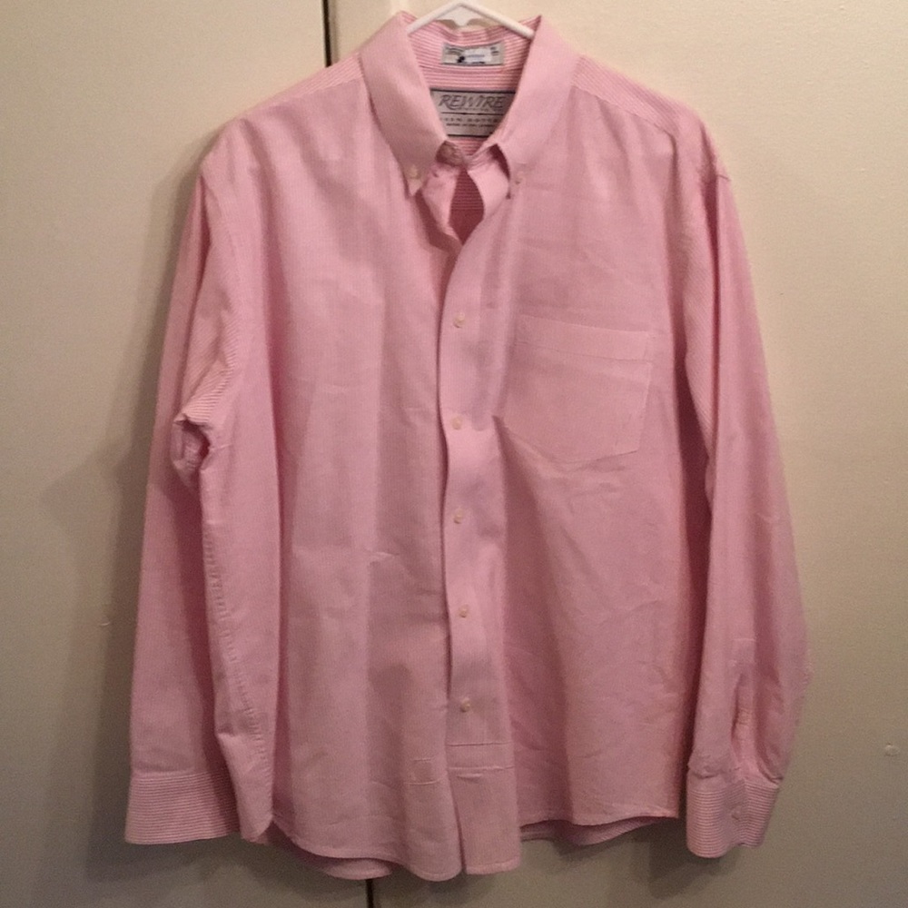Rewire Pink Stripe Dress Shirt